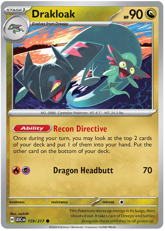 Drakloak 159/217
