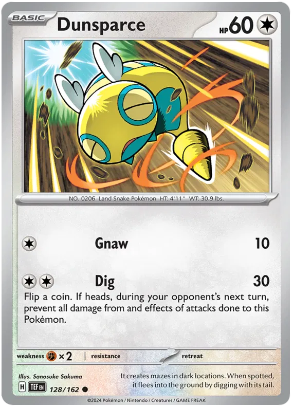 Dunsparce 128/162