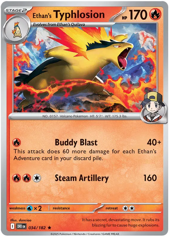 Ethan's Typhlosion 034/182