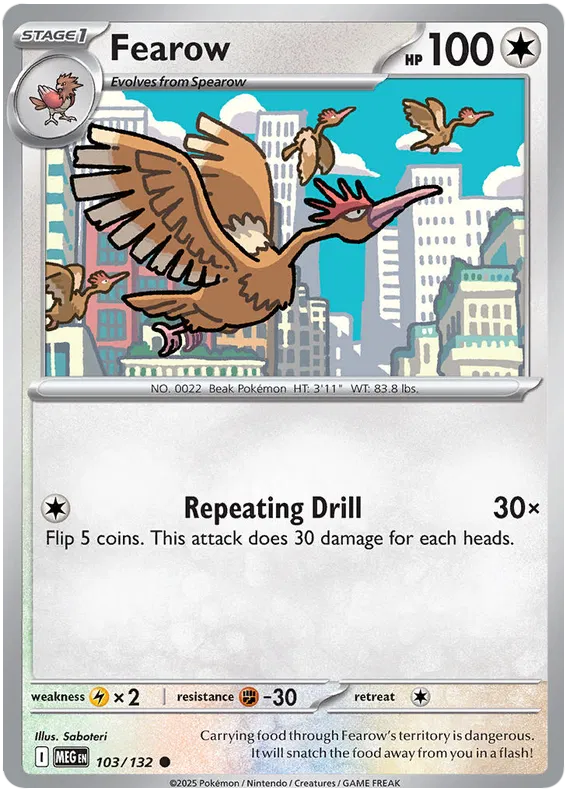 Fearow 103/132