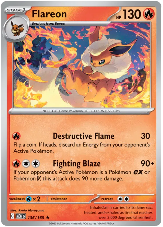 Flareon 136/165