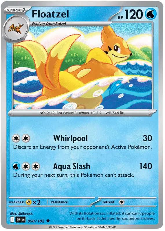 Floatzel 058/182
