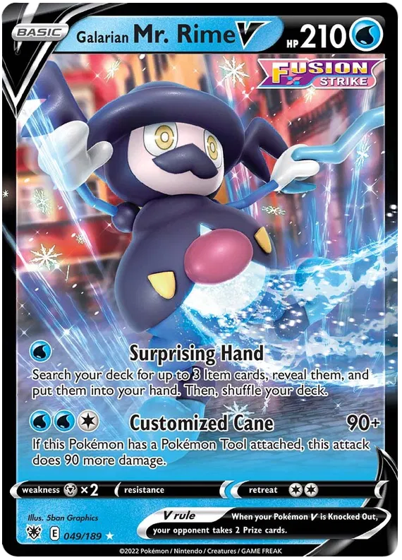 Galarian Mr. Rime V 049/189