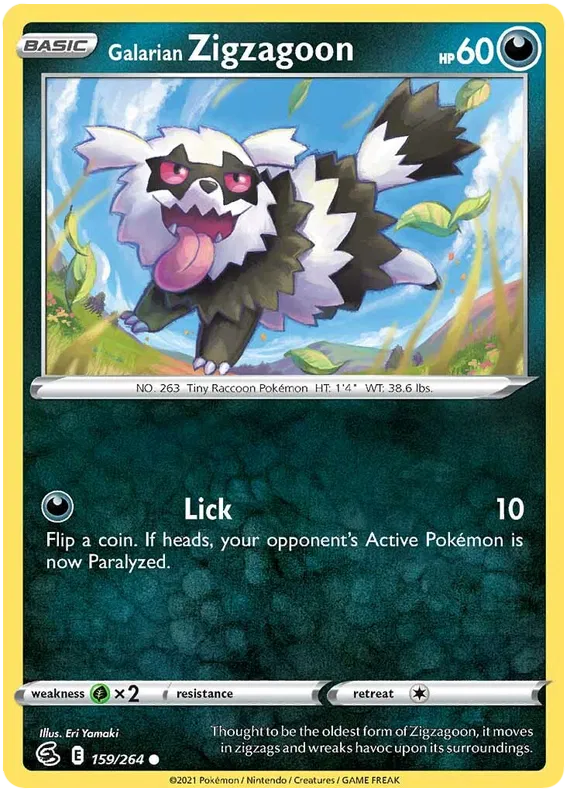 Galarian Zigzagoon 159/264