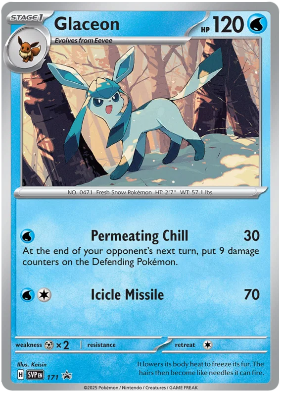 Glaceon SVP171 (Cosmo Holo)
