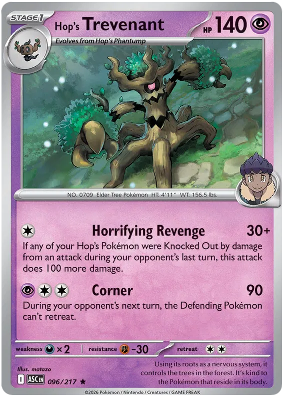 Hop's Trevenant 096/217