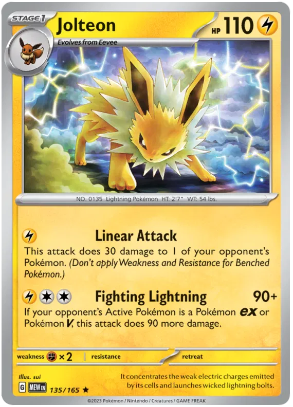 Jolteon 135/165
