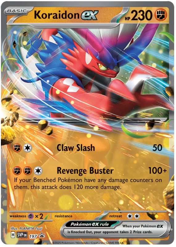 Koraidon EX SVP197