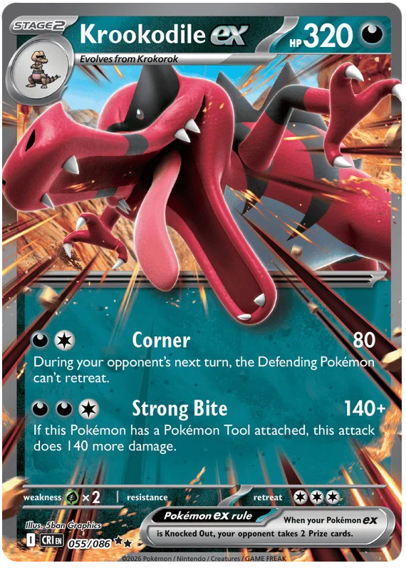 Krookodile EX 055/086