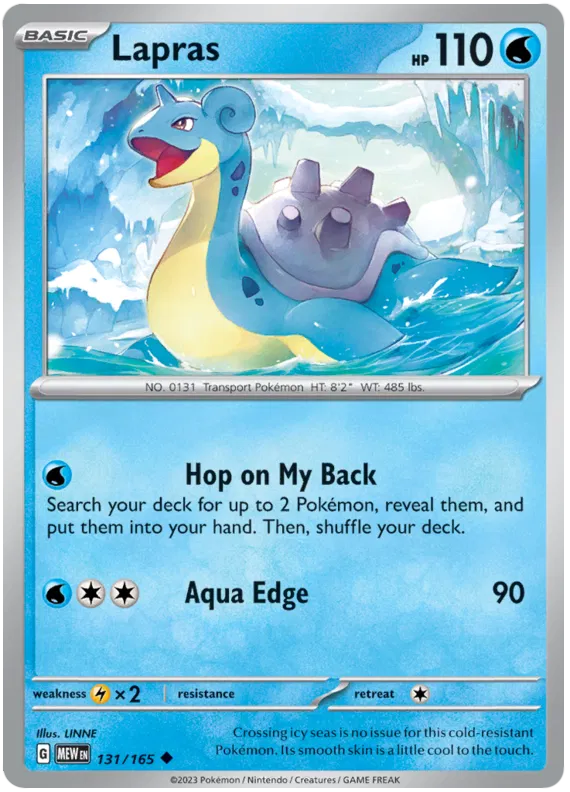 Lapras 131/165