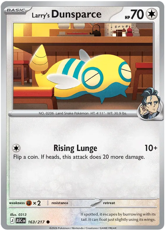 Larry's Dunsparce 163/217