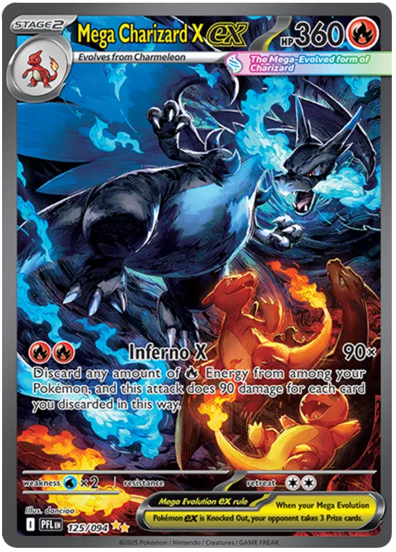 Mega Charizard X EX 125/094