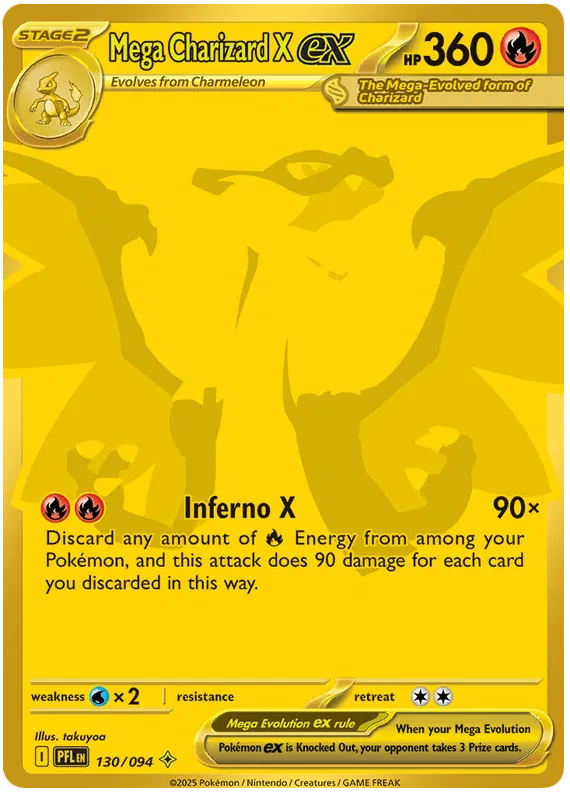 Mega Charizard X EX 130/094