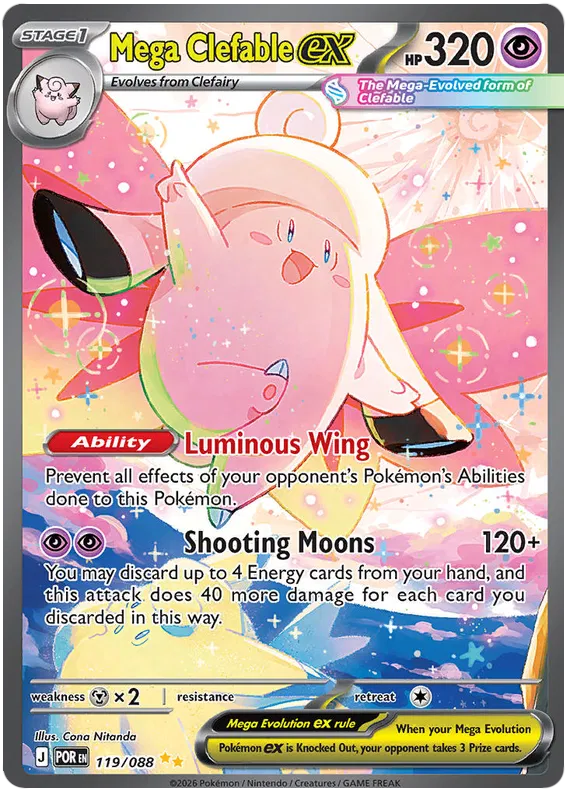 Mega Clefable EX 119/088