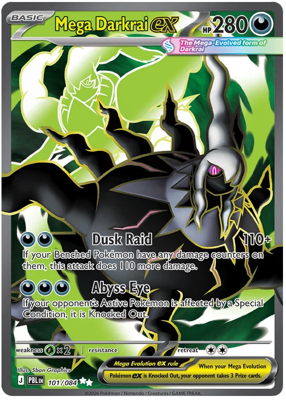 Mega Darkrai EX 101/084