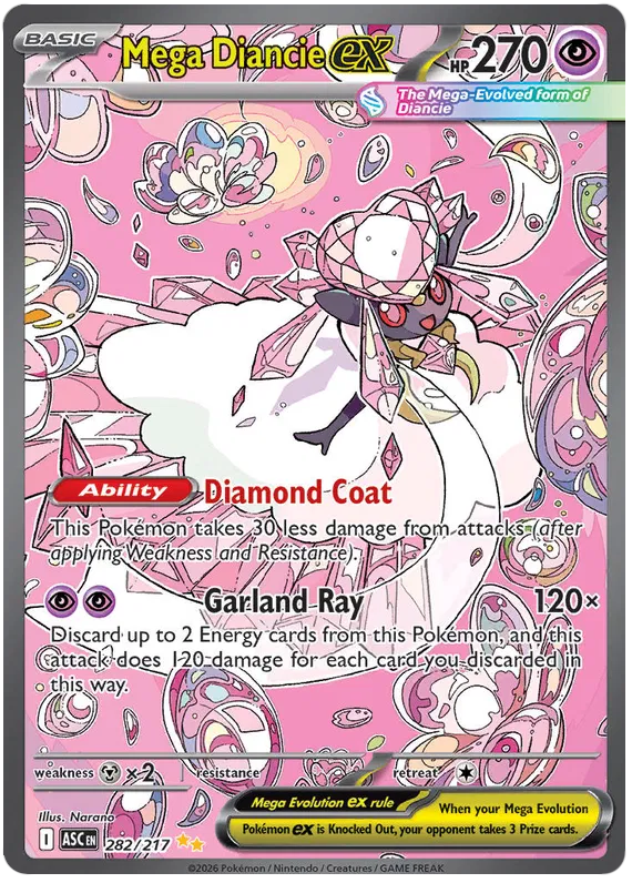 Mega Diancie EX 282/217