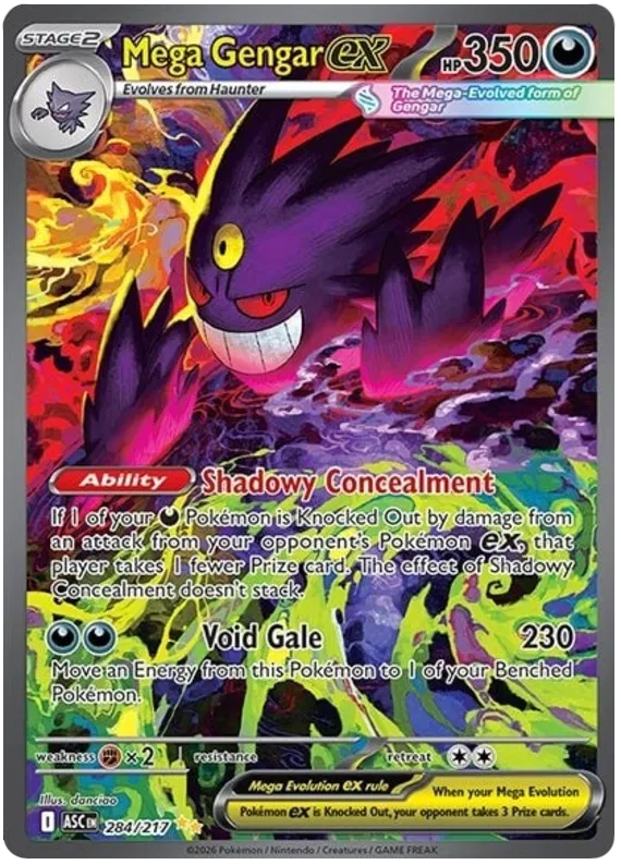 Mega Gengar EX 284/217