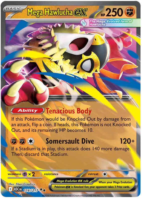 Mega Hawlucha EX 116/217