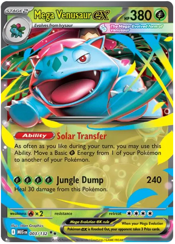Mega Venusaur EX 003/132