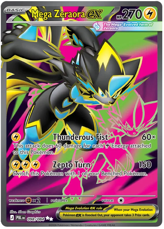 Mega Zeraora EX 098/084