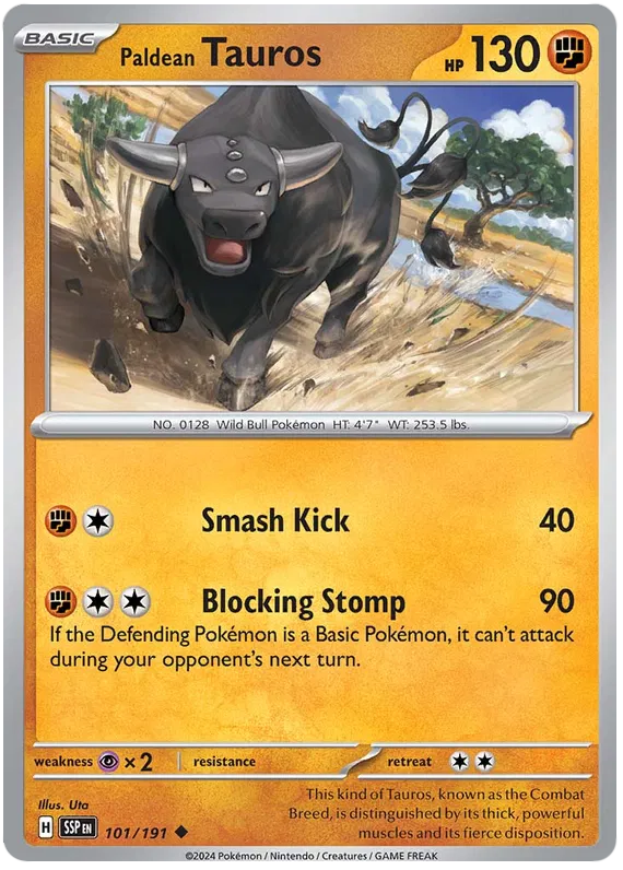 Paldean Tauros 101/191