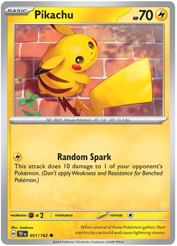 Pikachu 051/162