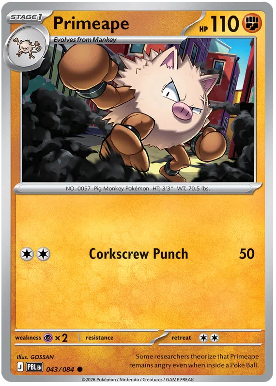 Primeape 043/084