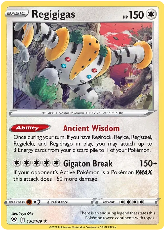 Regigigas 130/189