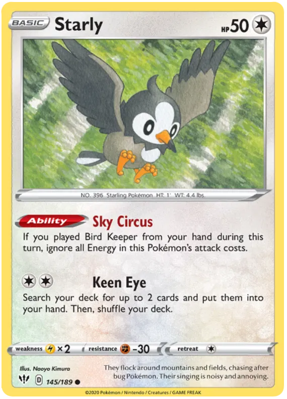 Starly 145/189