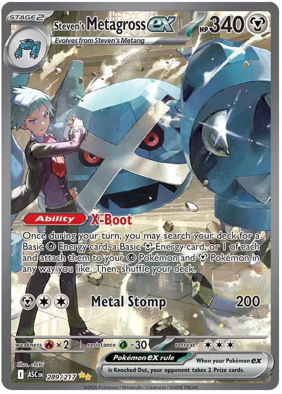 Steven's Metagross EX 289/217