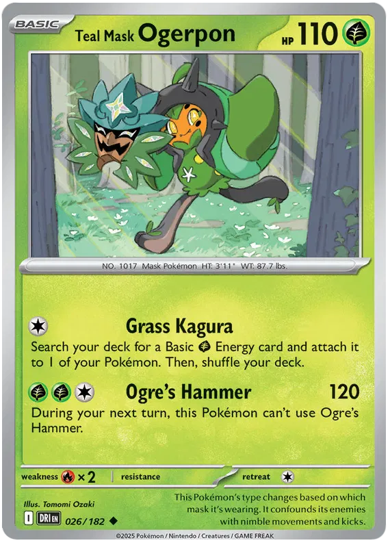 Teal Mask Ogerpon 026/182