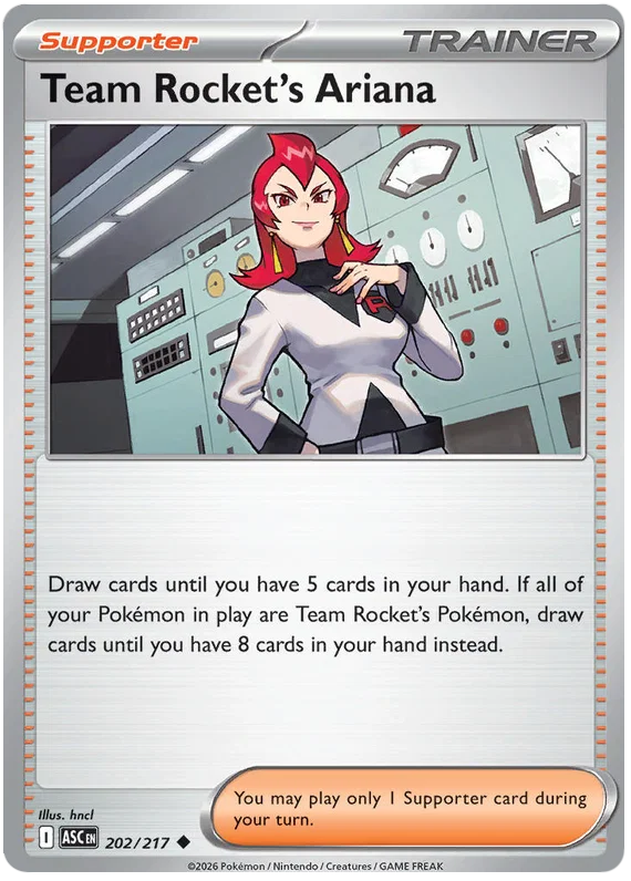 Team Rocket's Ariana 202/217
