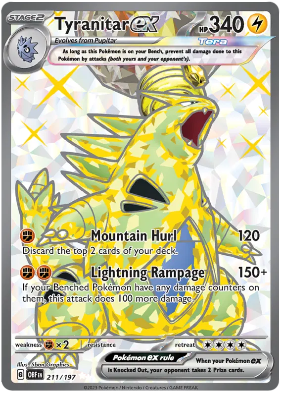 Tyranitar EX 211/197