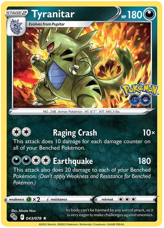 Tyranitar 43/78