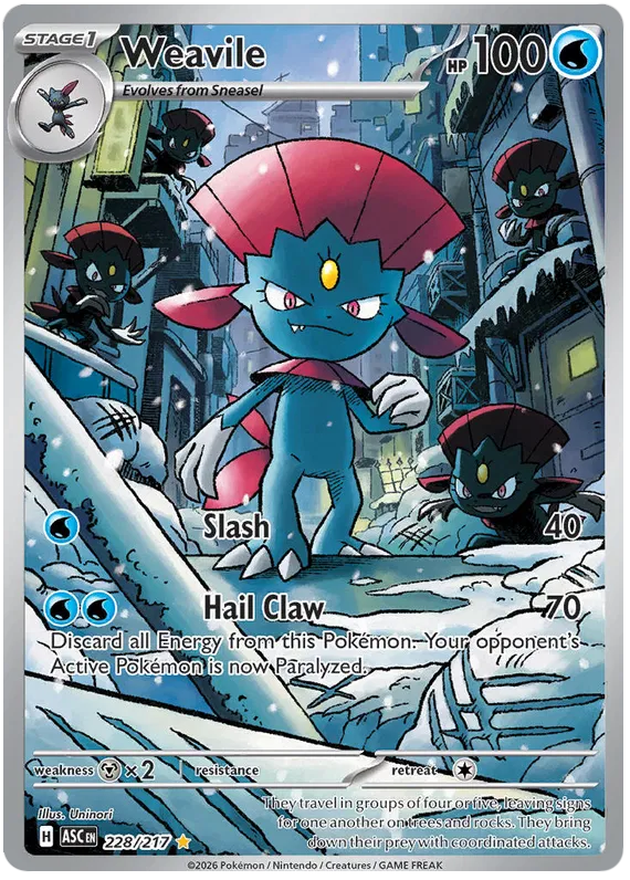 Weavile 228/217