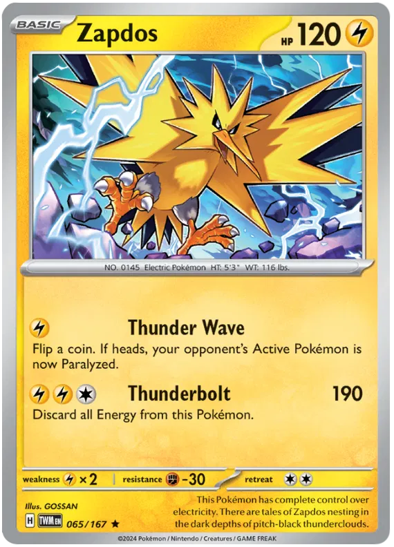 Zapdos 065/167