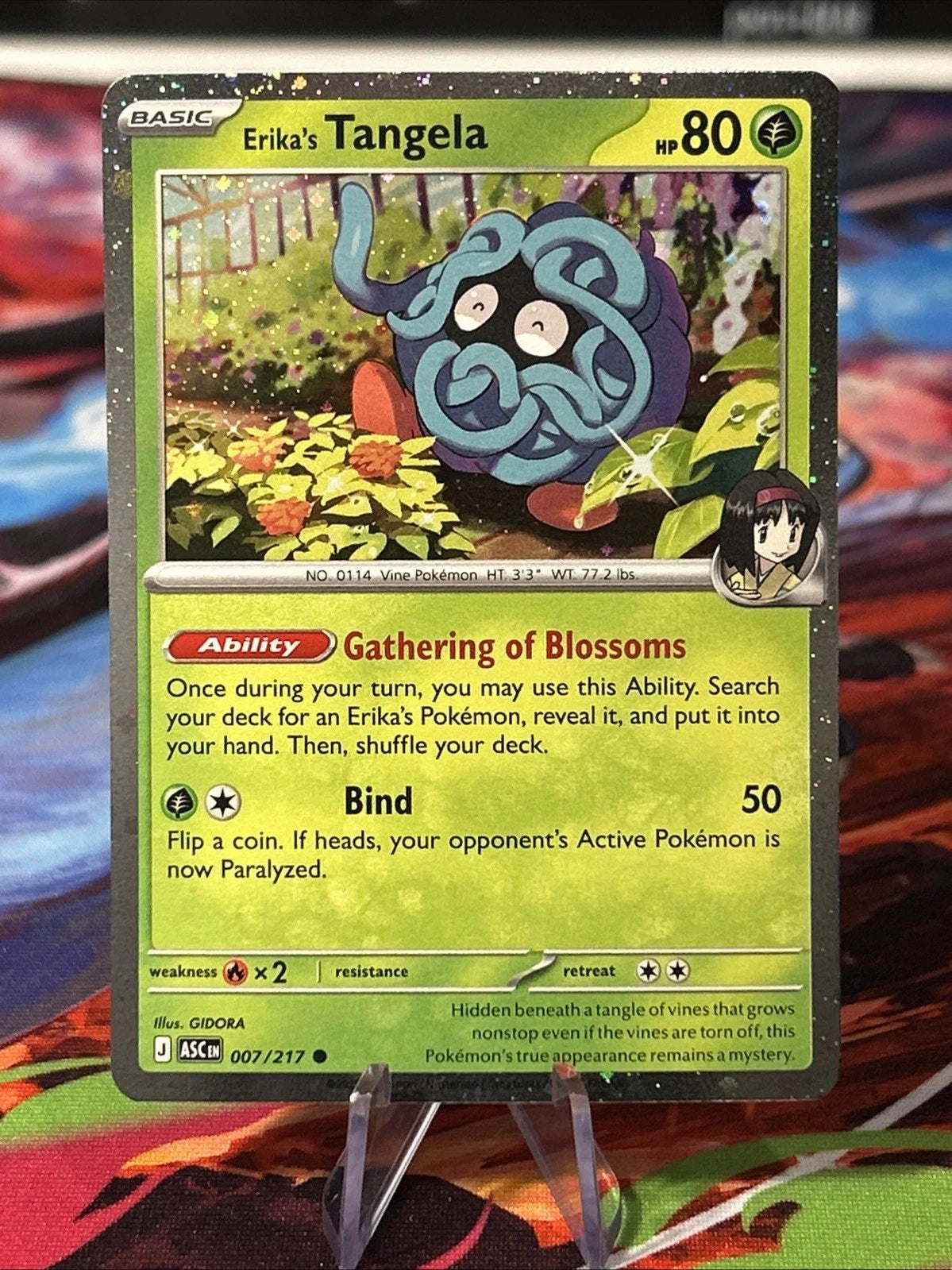 Erika's Tangela ASC 007/217 (Cosmo Holo)