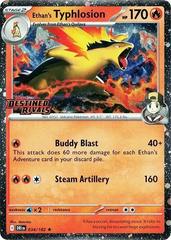 Ethan's Typhlosion B&B Stamped DRI 034/182 (Sealed) (Cosmo Holo)