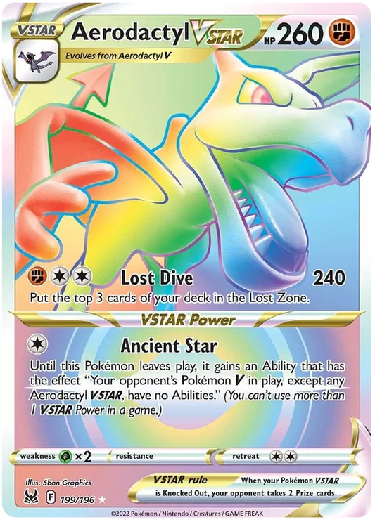 Aerodactyl Vstar 199/196
