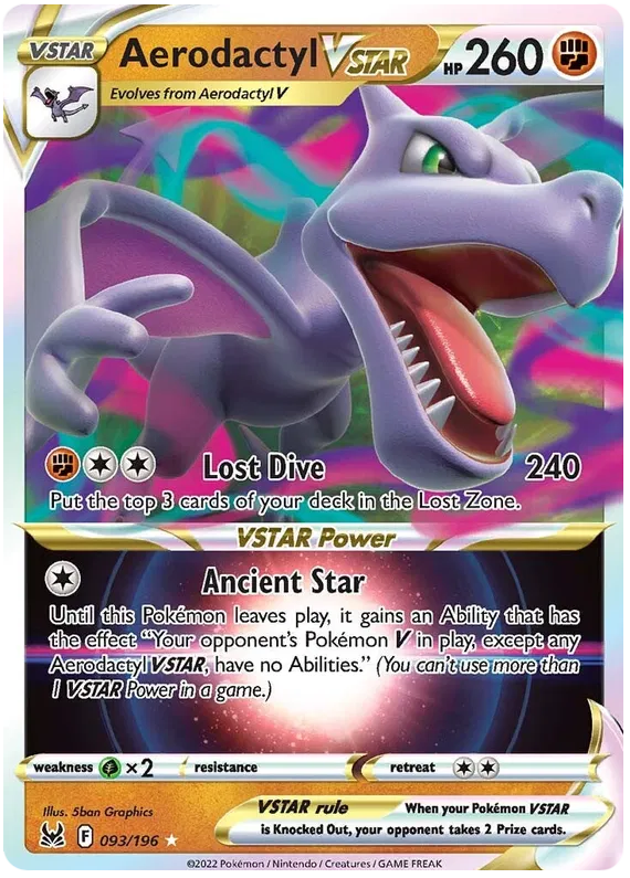 Aerodactyl Vstar 093/196