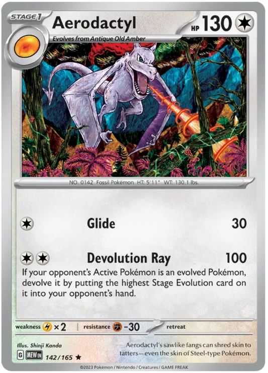 Aerodactyl 142/165