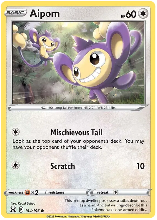 Aipom 144/196