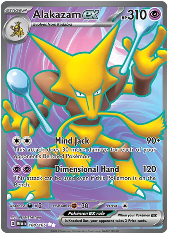 Alakazam EX 188/165