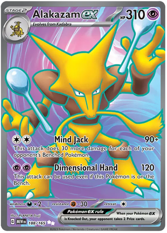 Alakazam EX 188/165