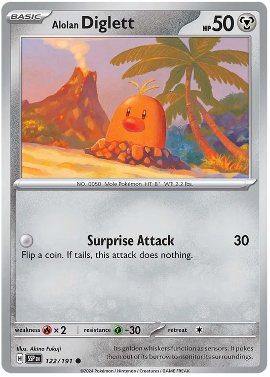 Alolan Diglett 122/191