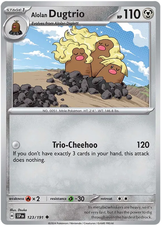 Alolan Dugtrio 123/191