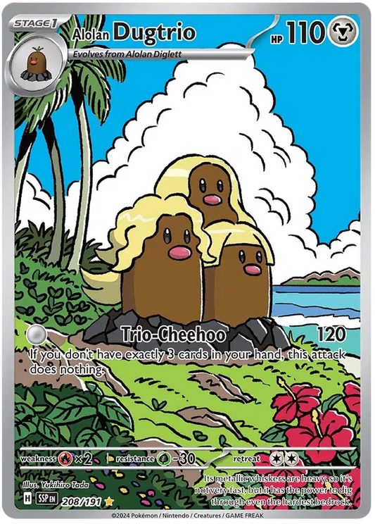 Alolan Dugtrio 208/191