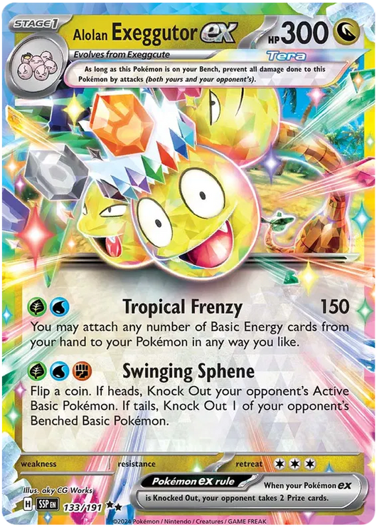 Alolan Exeggutor EX 133/191