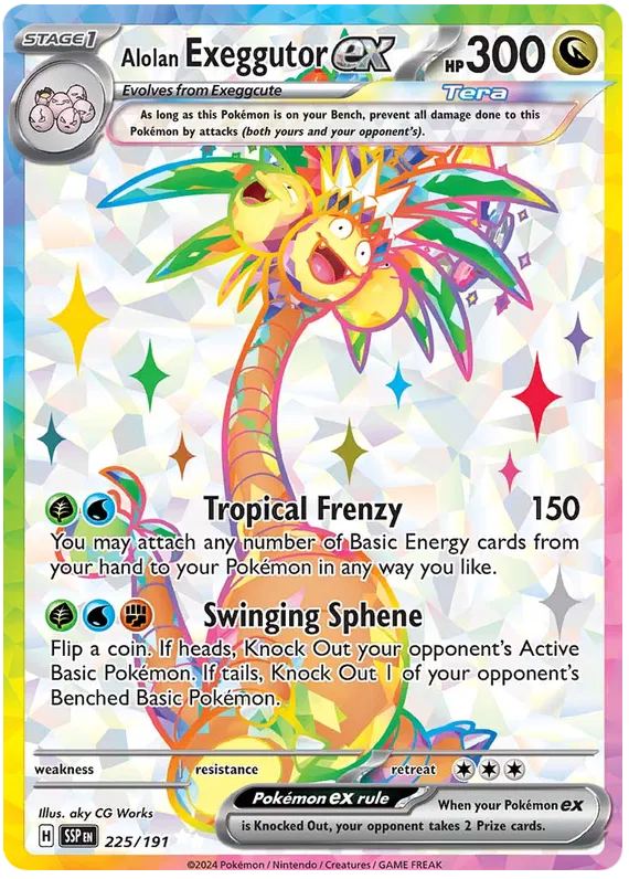 Alolan Exeggutor EX 225/191
