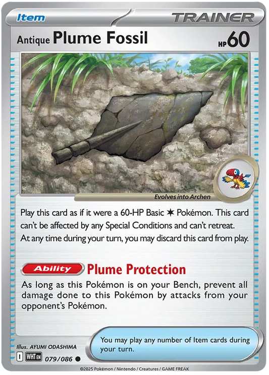 Antique Plume Fossil 079/086